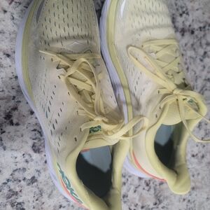 Hoka One One Yellow Athletic Shoes